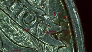 1999 P Georgia State Quarter Chips and Pre-Diebreaks! - Picture 1 of 8