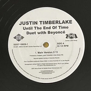 Justin Timberlake / Beyoncé - Until The End Of Time - 12" MINT BLACK VINYL(2007) - Picture 1 of 6