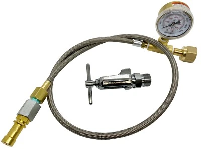PREECE PRECISION Transfill / Homefill to CGA-540 & CGA-870 Oxygen Tank w/36" 3,000 PSI