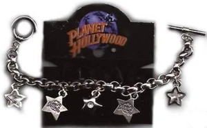 Pulsera Planet Hollywood Logo Chram Cristales Swarovski Plateada NUEVA - Imagen 1 de 3