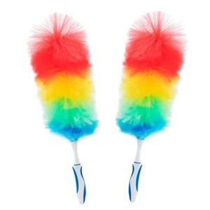 Superio Hand Duster for Cleaning, Rainbow Colored Dust Remover for Home, Office - Picture 1 of 7