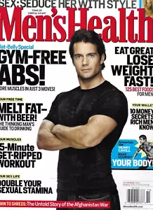 Men's Health Magazine Henry Cavill Workouts Weight Loss Christina Hendricks 2011 - Picture 1 of 12