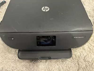 HP Envy Photo 6255 Bluetooth Wireless All In One Printer w/ Power Cable Homework - Image 1 of 4