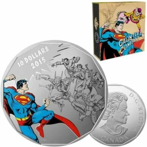 2015 Silver DC Comics Originals Coin GAUNTLET - Foto 1 di 5