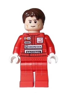 Lego Ayrton Senna Minifigur F1 Formel 1 Fahrer aus Rennwagen McLaren (NV4) - Bild 1 von 1