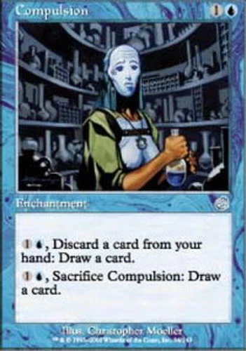 Compulsion ~ Moderately Played Torment MTG Magic UltimateMTG Blue Card - Image 1 of 1
