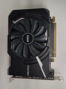 MSI AMD Radeon RX 550 Video Graphics Card 4GB AERO ITX OC Edition - Picture 1 of 7