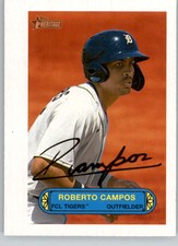 2022 Topps Heritage Minor League 1973 Pin-Up #73PU-20 Roberto Campos 