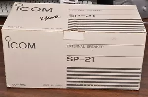 ICOM SP-21 EXTERNAL SPEAKER 746PRO 756 756PRO 7600 - Picture 1 of 6