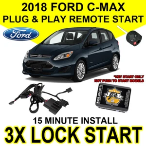 Js Alarms Remote Start Plug and Play Easy DIY For 2018 Ford CMax Hybrid FO1C - Picture 1 of 9