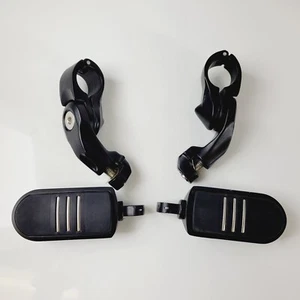 Rivco Matte Black Custom Highway Pegs w/2 1/2 in. Mounting Arms MV150MB - Picture 1 of 11