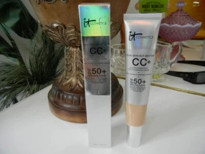 NIB IT COSMETICS CC+ COLOR CORRECTING FULL COVERAGE SPF50+ MEDIUM 2.53 oz. CREAM - Image 1 of 4