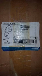 THOMAS & BETTS LB67 2" RIGID CONDUIT CONDUIT BODY  W125 - Picture 1 of 1