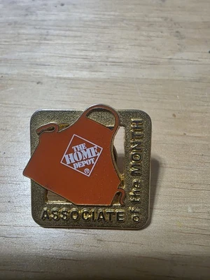 The Home Depot ASOCIADO del MES Premio Empleado Delantal Solapa Sombrero Chaqueta Prendedor Foto 1 de 2