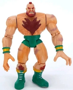 Zangief 5,5" (verde) Street Fighter Capcom Toy Biz Toybiz 1998 Vintage - Foto 1 di 5