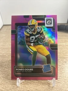 2022 Donruss Optic Pink #235 Romeo Doubs PACKERS RR - Picture 1 of 2