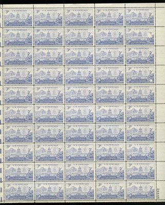 1876-1951 75th Anniversary of Colorado Statehood Full Sheet of 50 Scott 1001 MNH - Image 1 of 3
