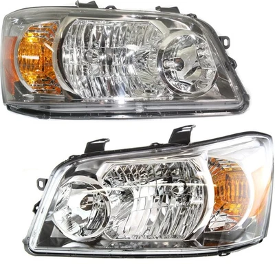 For 04-06 Highlander Front Halogen Headlight Headlamp Head Lamp Bulb SET PAIR Foto 1 de 4