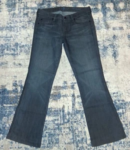 Seven 7 For All Mankind "A" POCKET" Blue Jean Women DK blue Size 29 X 30" EUC - Picture 1 of 10