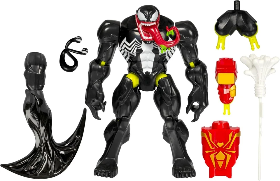 Figura de acción de lujo Spider-Man MixMashers Marvel Venom personalizada Mix-and-Match...  Foto 1 de 4