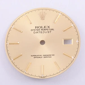 Rolex Datejust 36 mm esfera con palo de champán, T Swiss T, parte 16013 16233 #D45 - Imagen 1 de 5