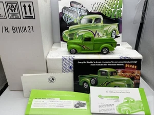 1/24 Franklin Mint 1940 Ford Custom Pickup Truck Green Thunder jm B11UK21 - Picture 1 of 24