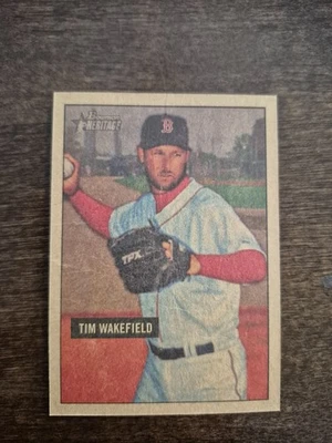 2005 Bowman Heritage Tim Wakefield Boston Red Sox - Image 1 of 2