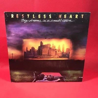 RESTLESS HEART Big Dreams In A Small Town 1988 vinyl LP The Bluest Eyes In Texas - Image 1 of 4
