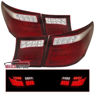 Red Tail Lights Fits 2007-2009 Lexus LS460 Full LED Brake Reverse Trunk Lamps Foto 1 de 4