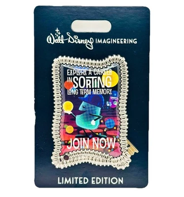 Disney Cast Exclusive Pin 2022 WDI D23 Inside Out Sorting Memory Poster LE 250 - Image 1 of 3