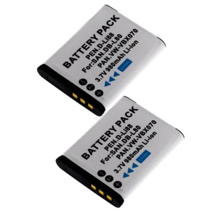2x DB-L80 Battery for Sanyo Xacti VPC-CG20 VPC-CG21 DB-L80AU Xacti VPC-CS1 - Picture 1 of 9