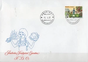 A5 Finland 1982, FDC -16.4.82 - Puutarha Fredgård Garden - Picture 1 of 1