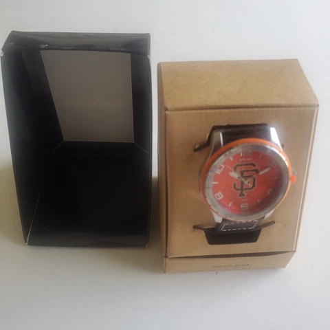 San Francisco Giants Sparo Classic Style Men's Sports Watch Black Wrist Band Cover
