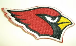 Toppa ricamata Arizona Cardinals~3 7/8"" x 2 1/2""~Cucitura in ferro~NFL~Spedizione GRATUITA - Foto 1 di 1