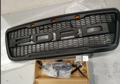 Parrilla de actualización delantera con LED negra para Ford F150 2004 05 06 07 2008 F-150 Foto 1 de 4