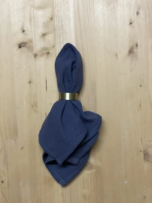 4 Stück Musselinservietten Stoffservietten 45x45cm anthrazit Baumwoll-Servietten - Bild 1 von 3