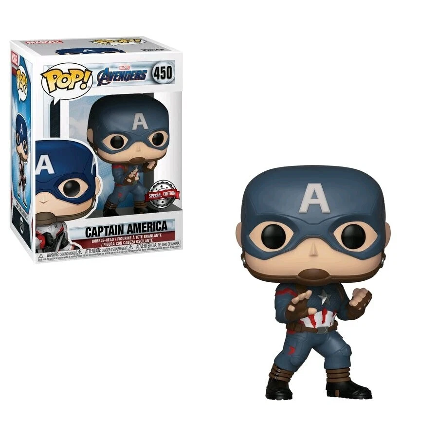 Vingadores 4: Ultimato - Capitão América Pop Exclusivo dos EUA! Vinil [RS]-FUN36676 - Imagem 1 de 1