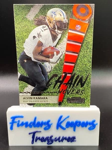 2021 ALVIN KAMARA PANINI CONTENDERS FOOTBALL CHAIN MOVERS #CM-AKA  SAINTS   - Picture 1 of 2