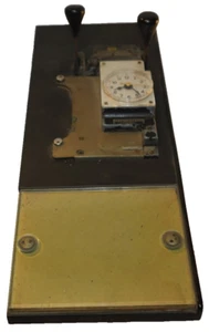 Vintage Calculagraph Model 33 Long Distance Time Punch Clock with Extension Part - Picture 1 of 9