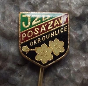 JZD Czechoslovakia Agricultural Collective Farming Union Okrouhlice Pin Badge  - Picture 1 of 1