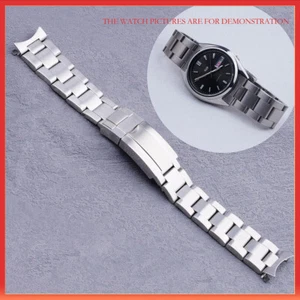 19mm 316L Steel Watch Band Straps Oyster Bracelet For Seiko 5 SNXS73K1 SNXS79K1