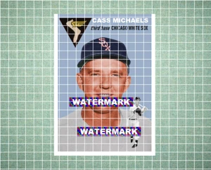 Cass Michaels Chicago White Sox 1954 Style Custom Baseball Art Card - Picture 1 of 2