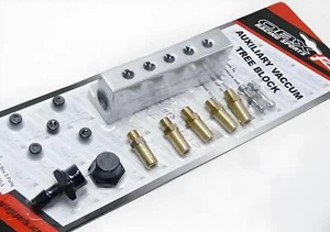 OBX 5-Port Vacuum Distribution block with 1/8" NPT Thread - Picture 1 of 3