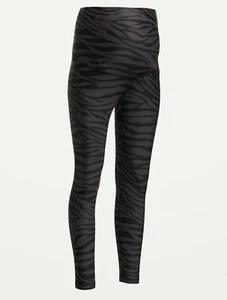 Old Navy Women's Maternity Size S ~Full Panel Powersoft Post-Partum Leggings $46 - Picture 1 of 2