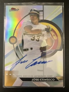 Jose Canseco Star Baseball Player - 2023 Topps Finest Auto #FA-JC - Picture 1 of 2
