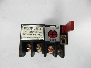 Yaskawa Thermal Overload Relay, RHP-15/5.4F, 5.4 max Amp, 110 or 220 volt rated - Bild 1 von 4