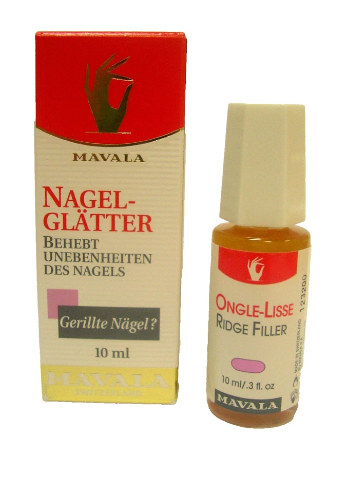 (1999,- € / L) MAVALA 10 ml Nagelglätter Rillenfüller Unterlack Ridge Filler - Bild 1 von 1