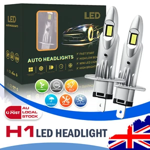 Pair H1 LED Headlight Bulbs High Beam Globes For Hyundai Elantra 2000-2010 - Picture 1 of 14