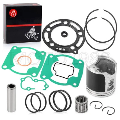 Top End Rebuild Kit Piston Bearing Ring Gasket For Kawasaki KX100 1995-2013 STD - Image 1 of 4