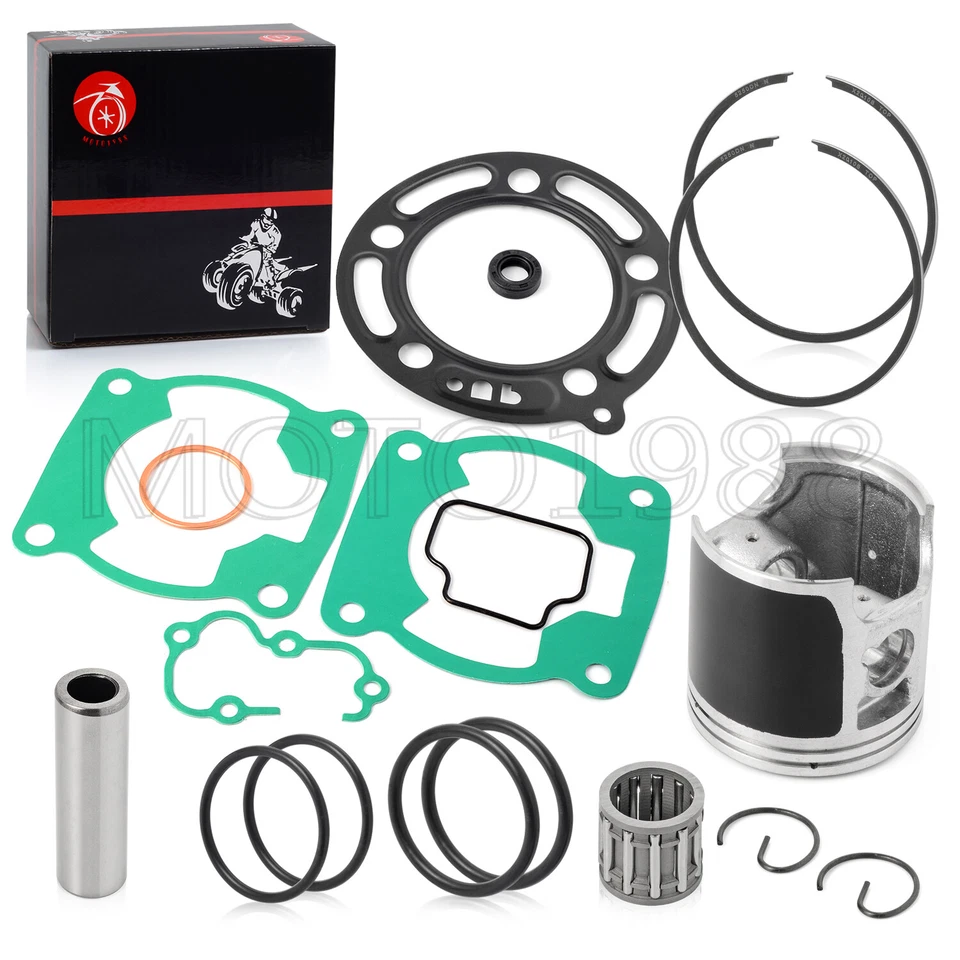 Top End Rebuild Kit Piston Bearing Ring Gasket For Kawasaki KX100 1995-2013 STD - Image 1 of 4